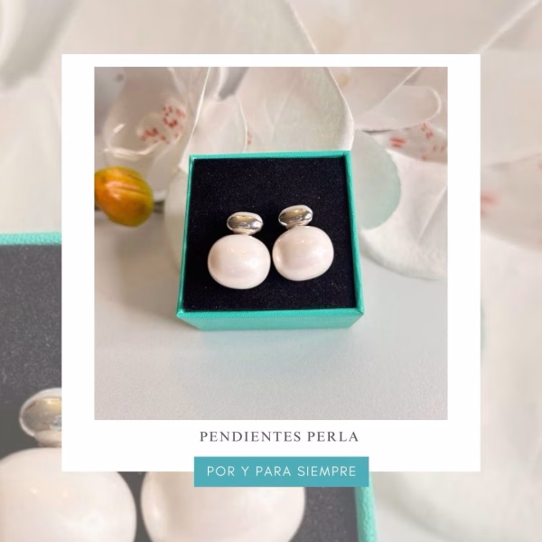 pendientes perla