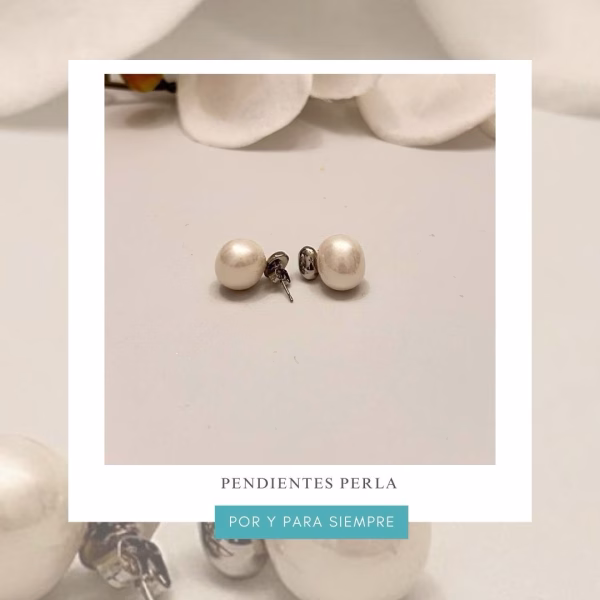 pendientes perla