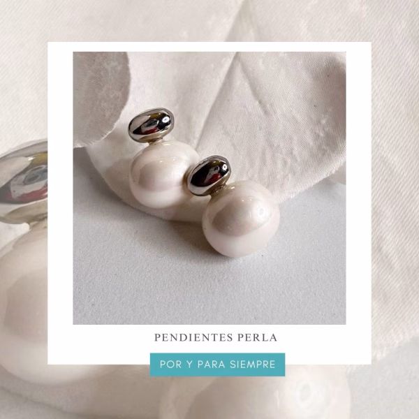 pendientes perla