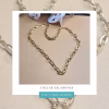 collar eslabones dorado
