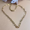 collar eslabones dorado