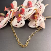 collar eslabones dorado