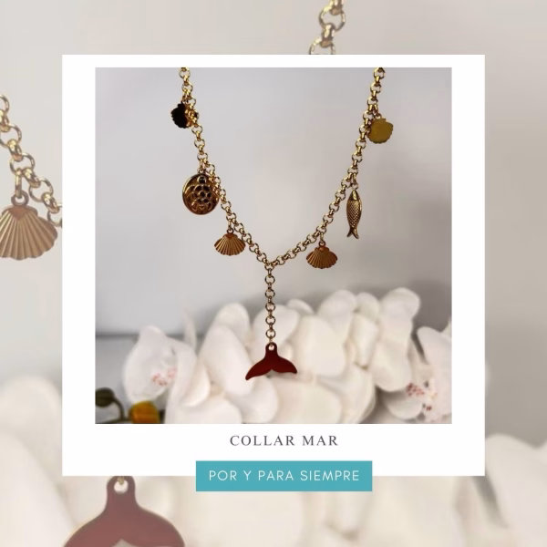 collar mar dorado