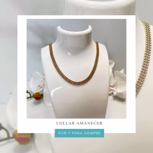 collar amanecer dorado
