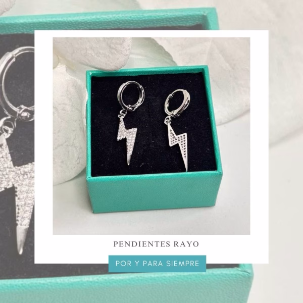 pendientes rayo