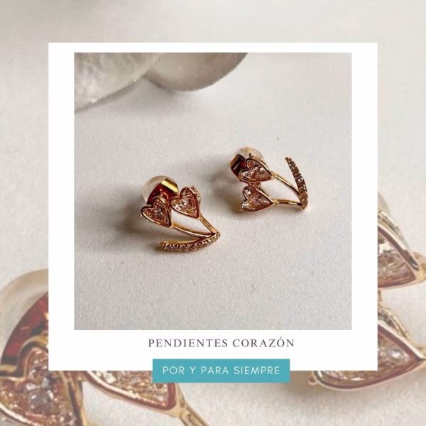 Pendientes corazón