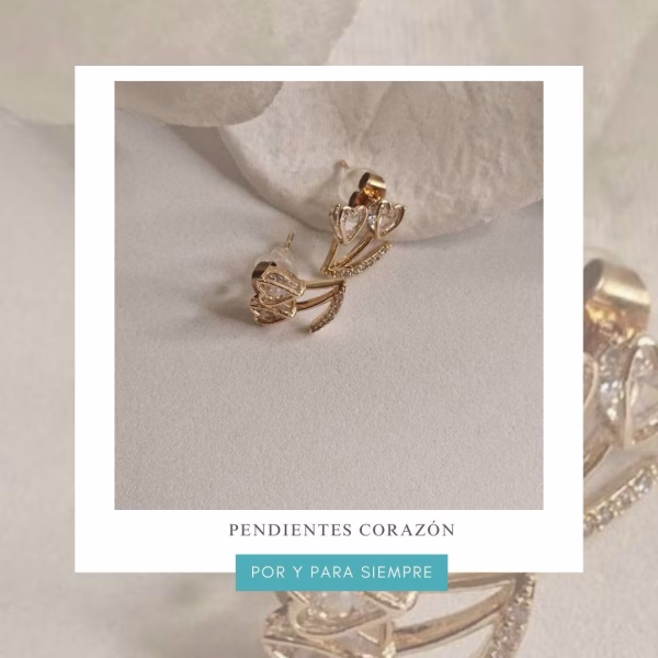 Pendientes corazón