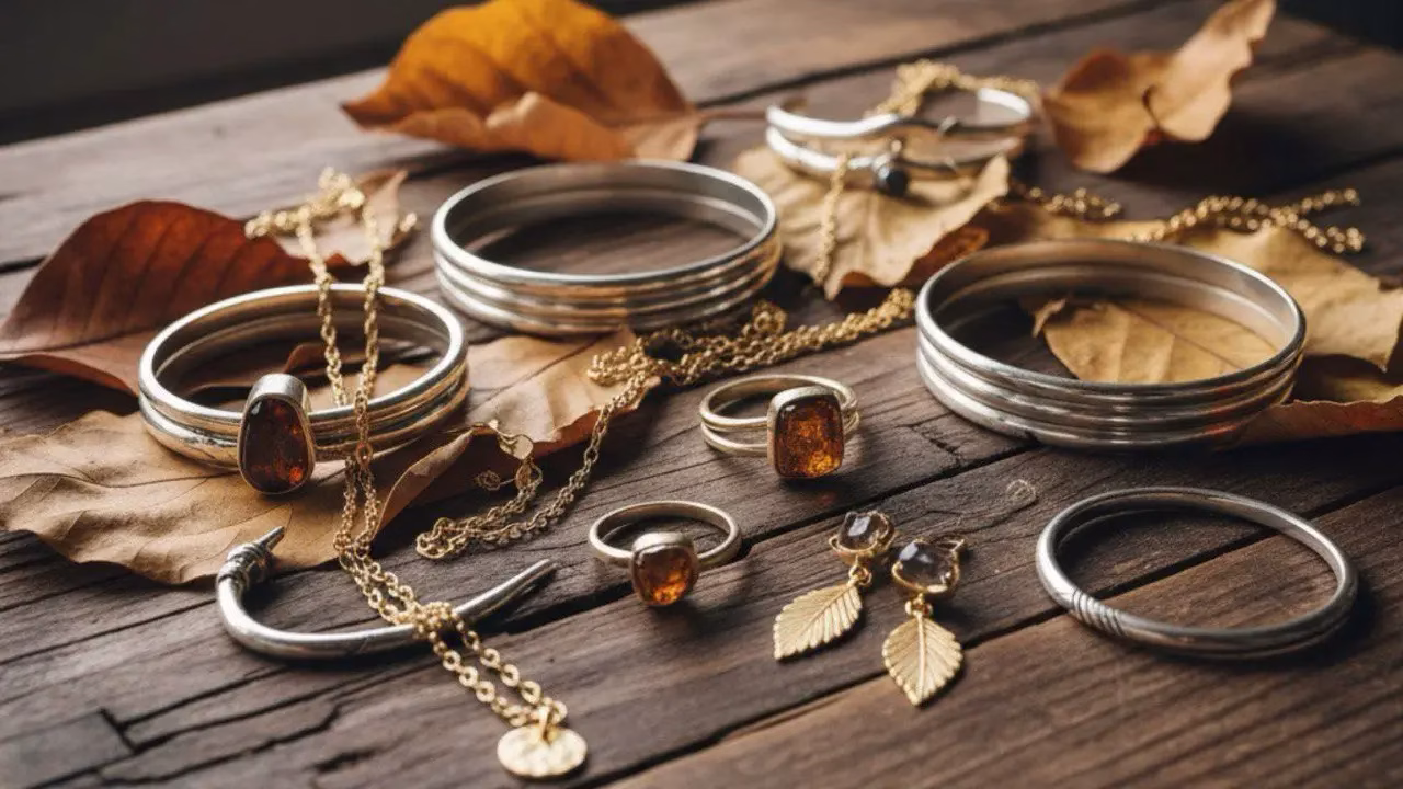 joyas de otoño colores y materiales