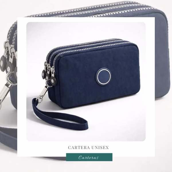 Cartera Unisex de Tela
