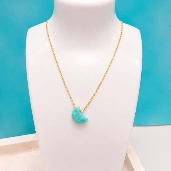 collar luna amazonita