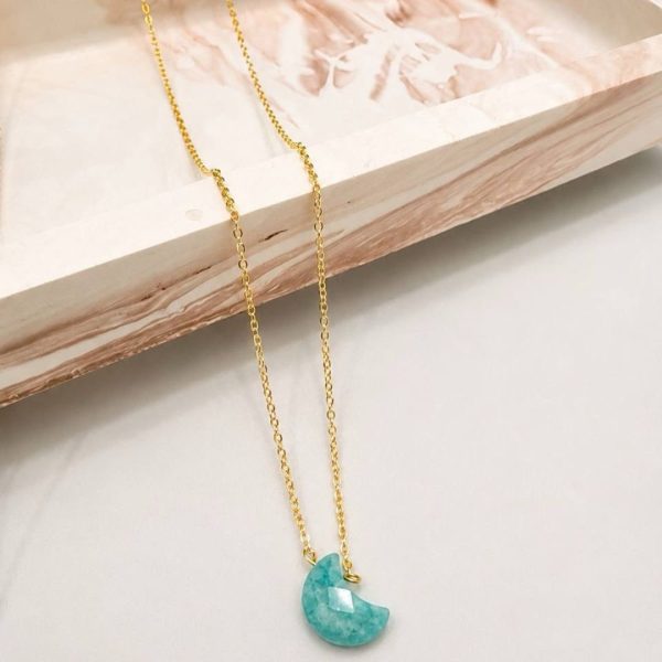 collar luna amazonita